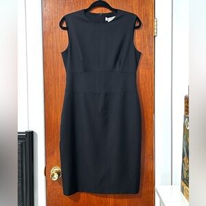 MaxMara Classic Black midi Dress, size 10